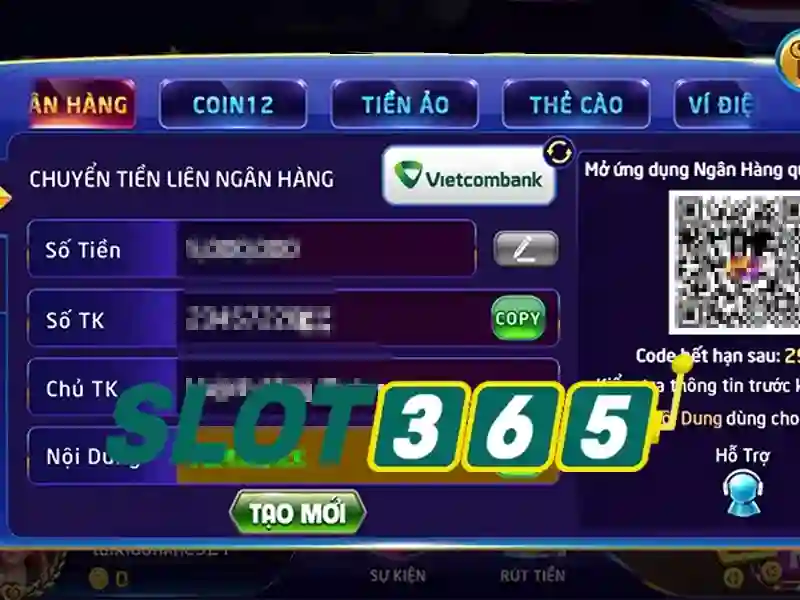 nạp tiền Slot365 – Giới thiệu sáng tạo về trải nghiệm thanh toán tiện lợi